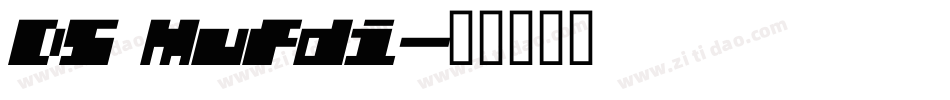 DS Mufdi字体转换